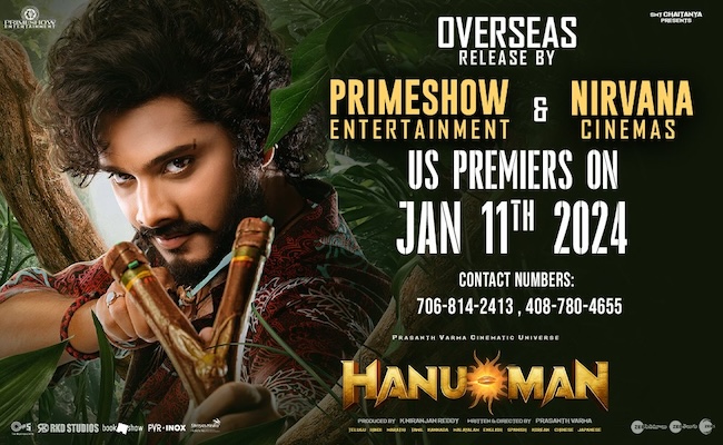 Hanu-Man Overseas Rls by Primeshow & Nirvana